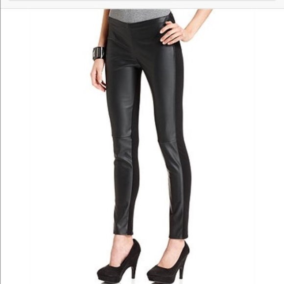 vince camuto leather pants